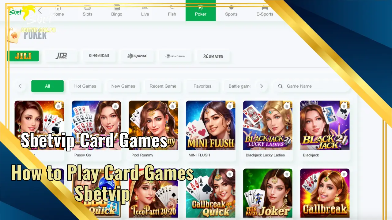 How to Play Card Games Sbetvip 