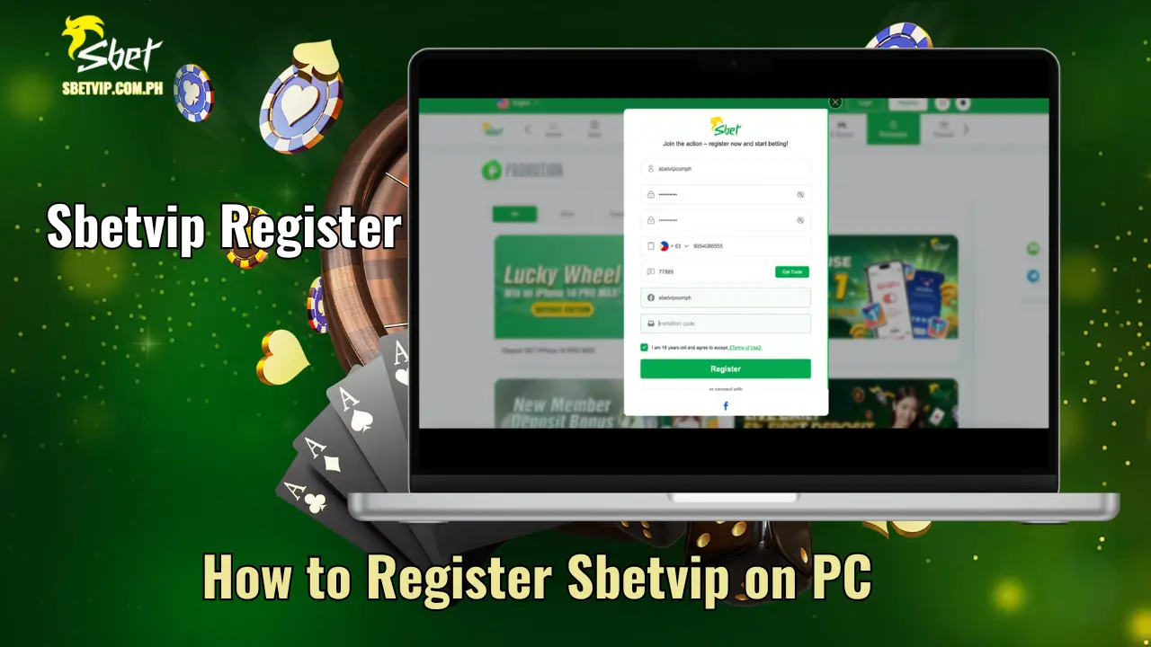 How to Register Sbetvip on PC